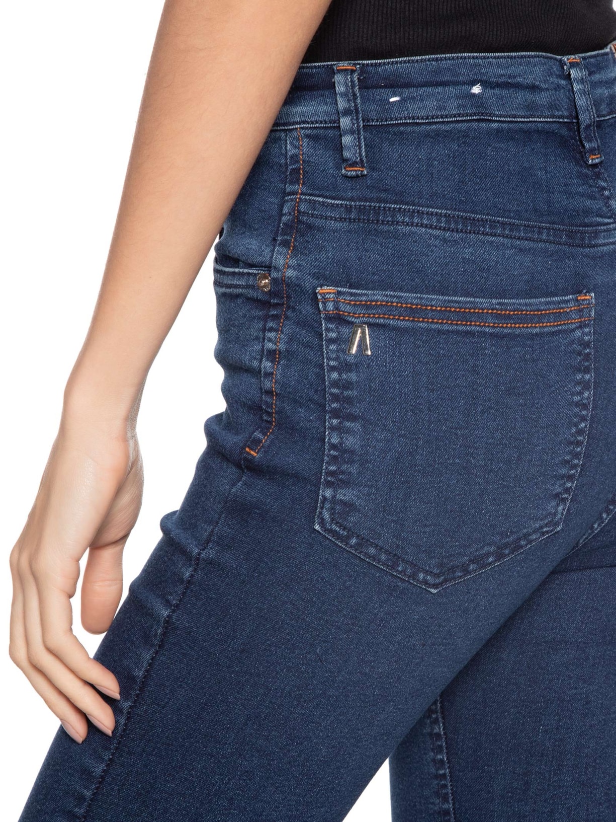 Calça Feminina Jeans Skinny Basic High Azul Animale Jeans