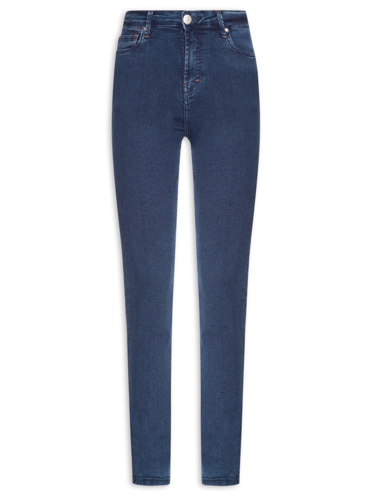 Calça Feminina Jeans Skinny Basic High - Azul