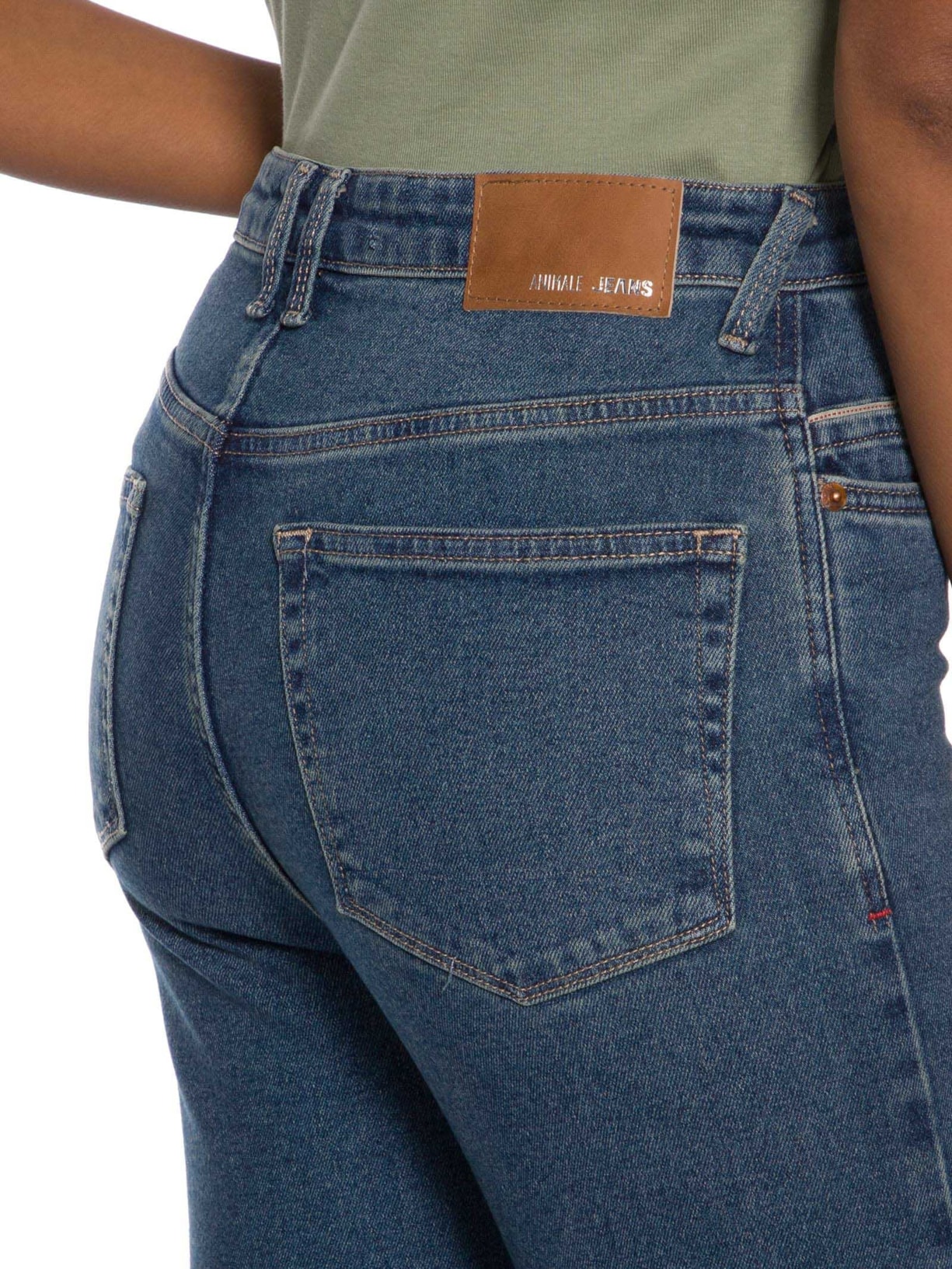 Calça Feminina Jeans Skinny Basic High Dark Azul Animale Jeans