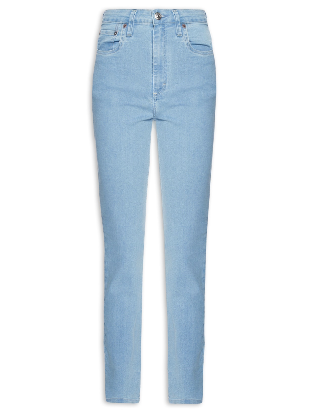 Calça Feminina Jeans Skinny Basic High Light - Azul