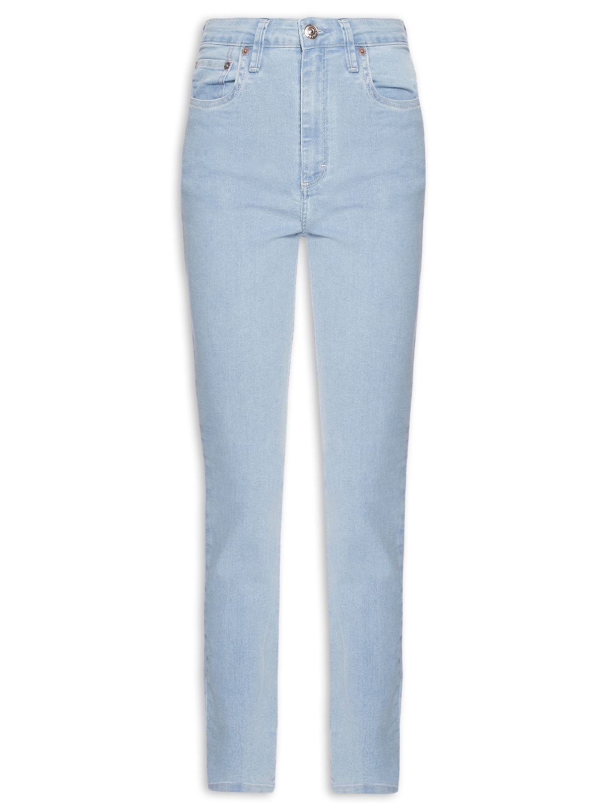 Calça Feminina Jeans Skinny Basic High Light Azul Animale Jeans