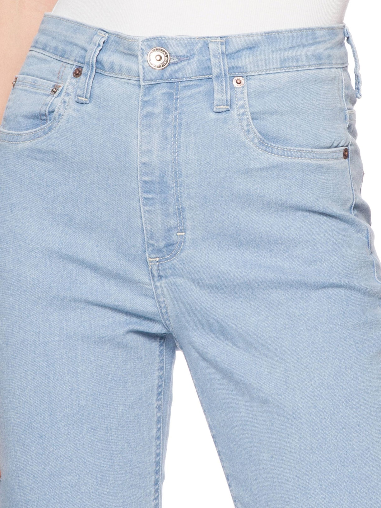 Calça Feminina Jeans Skinny Basic High Light Azul Animale Jeans