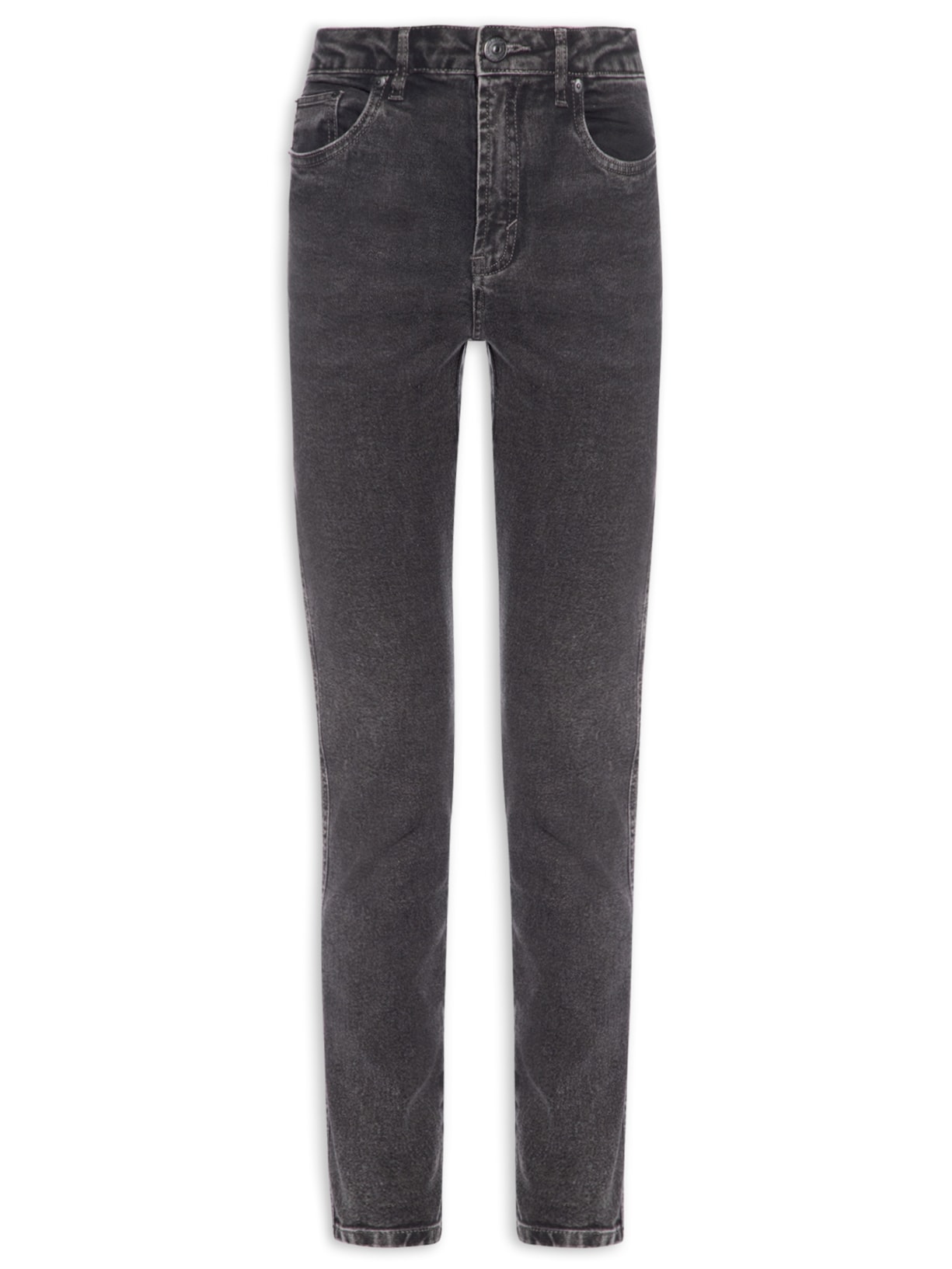 Calça Feminina Jeans Skinny Basic Midi Preto Animale Jeans