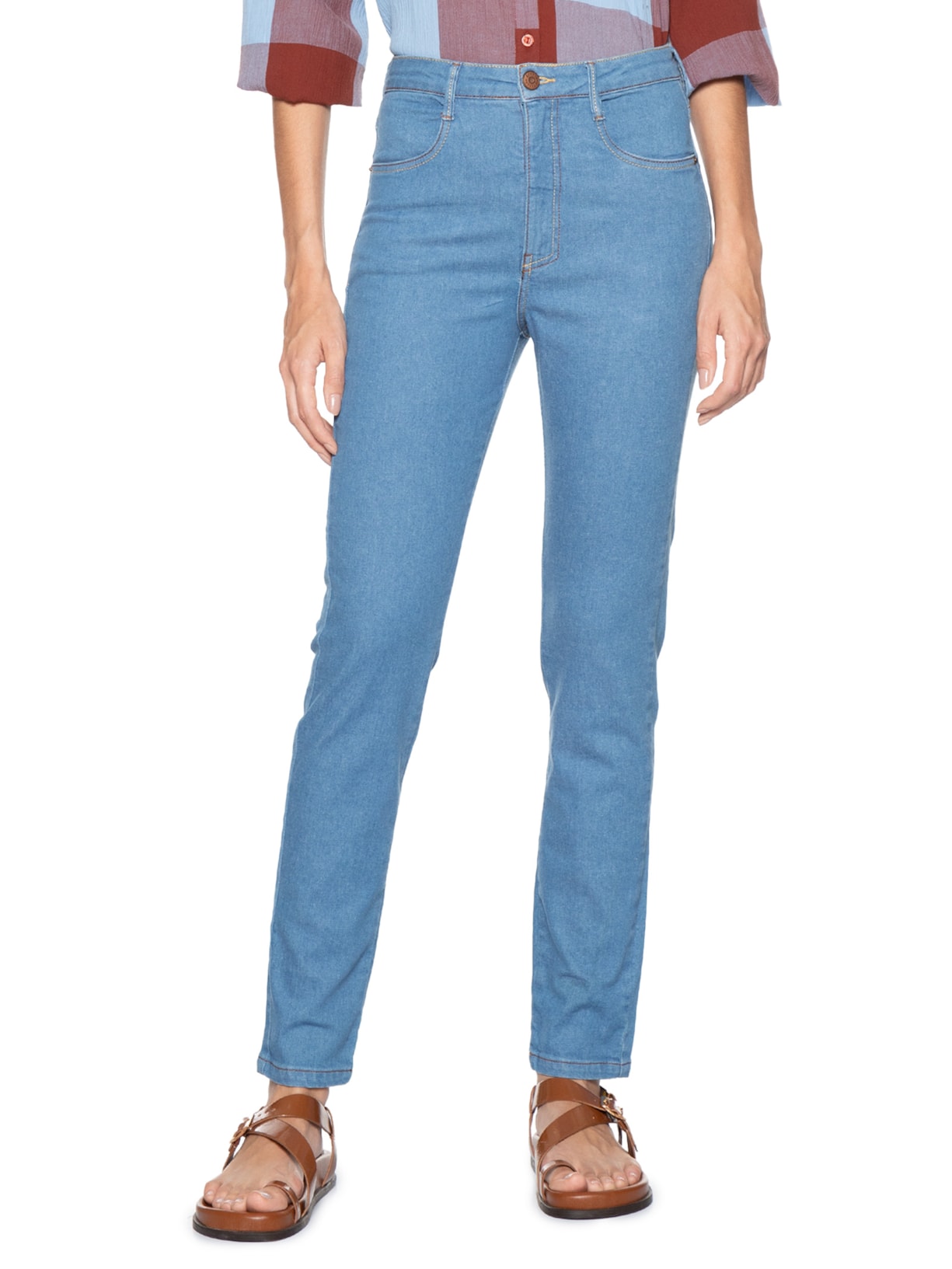 Calça Feminina Jeans Skinny Confort Azul Dress To