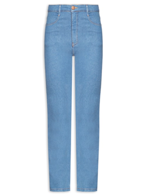 Calça Feminina Jeans Skinny Confort - Azul