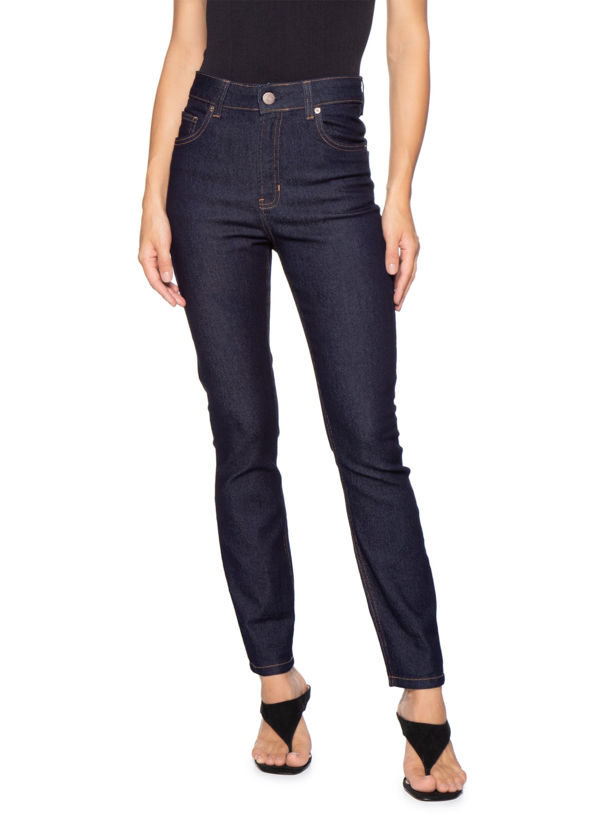 Calça Feminina Jeans Skinny Londres New Basic Azul Animale Jeans