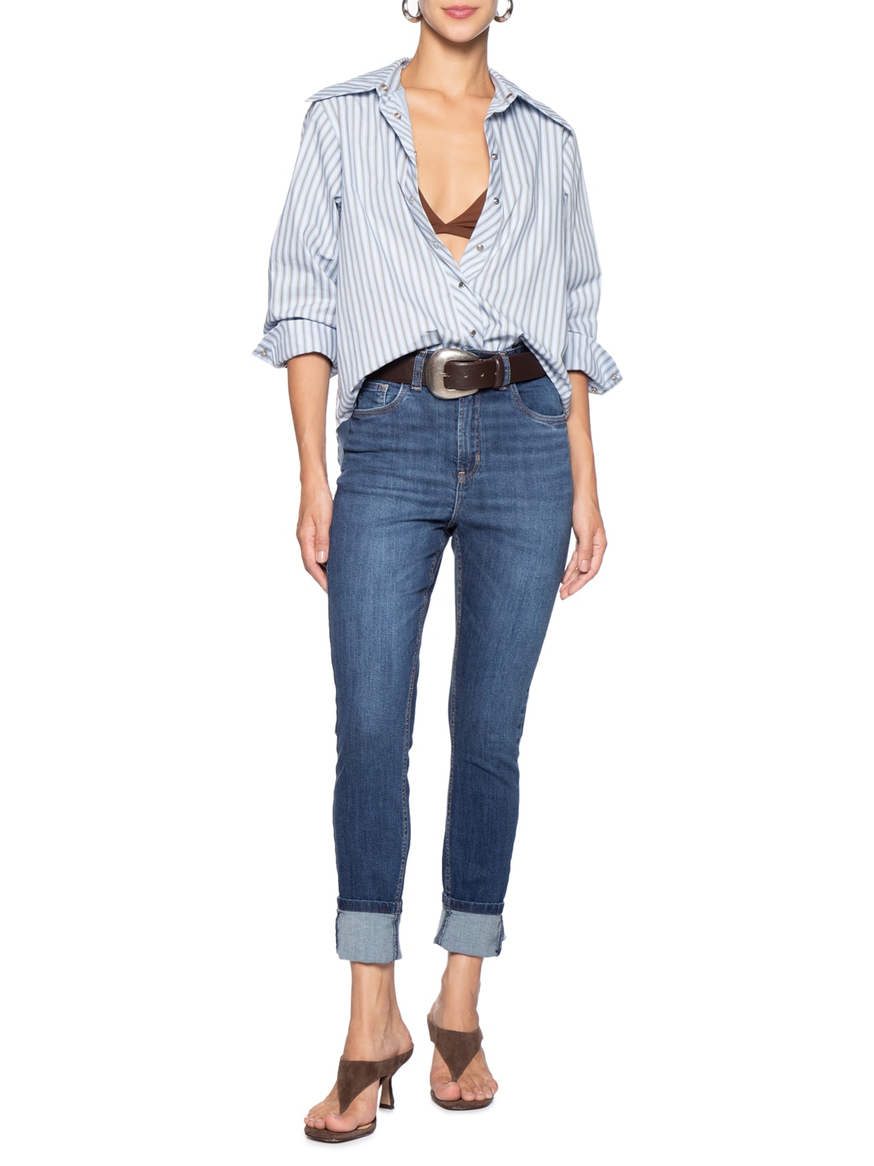 Calça Feminina Jeans Skinny Londres New Basic – Azul Animale Jeans