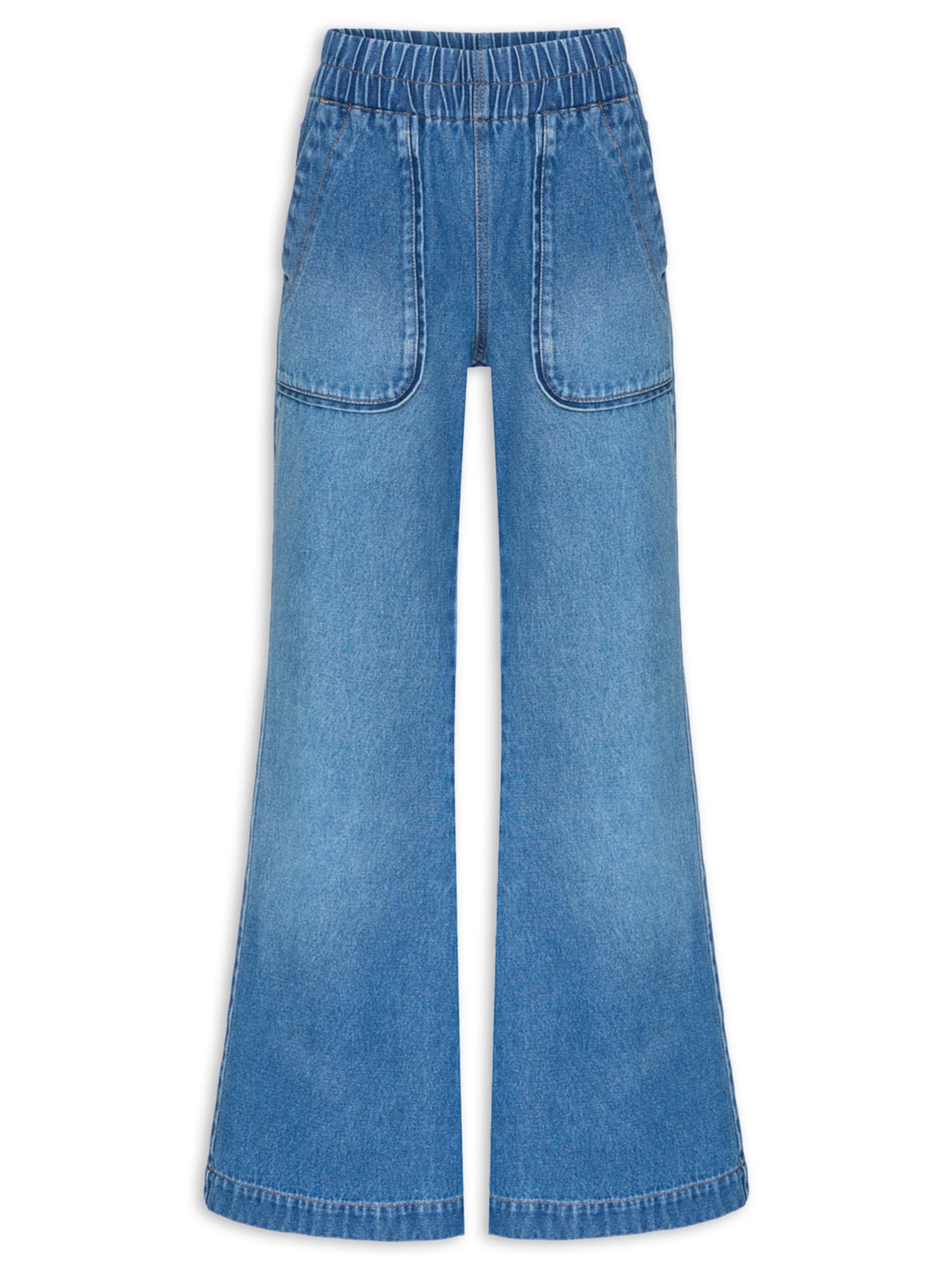 Calça Feminina Jeans Spot Flare I26 - Azul