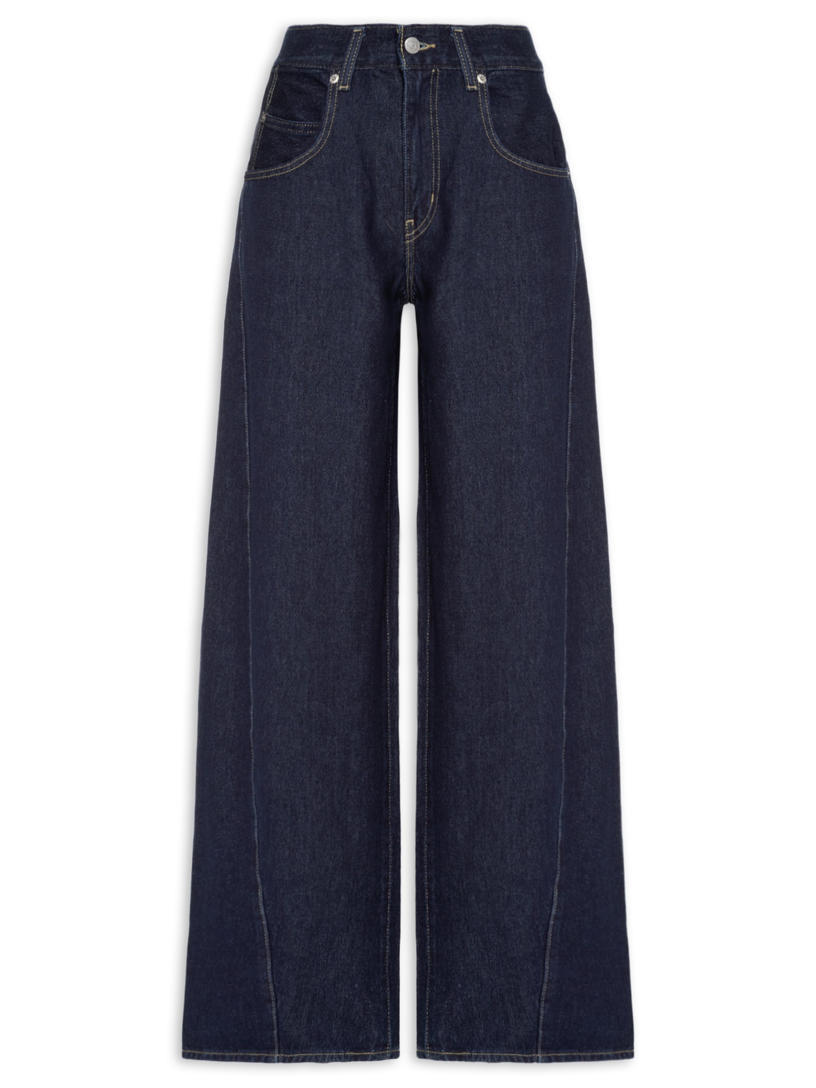 Levi's - Calça Feminina Jeans Super Baggy Barrel - Azul