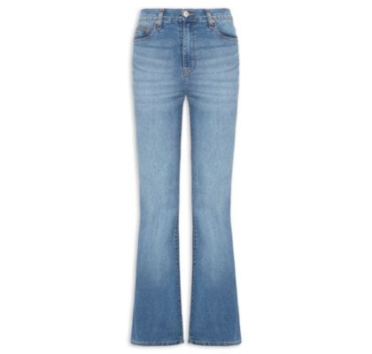 Calça Feminina Jeans Sylvia High - Azul