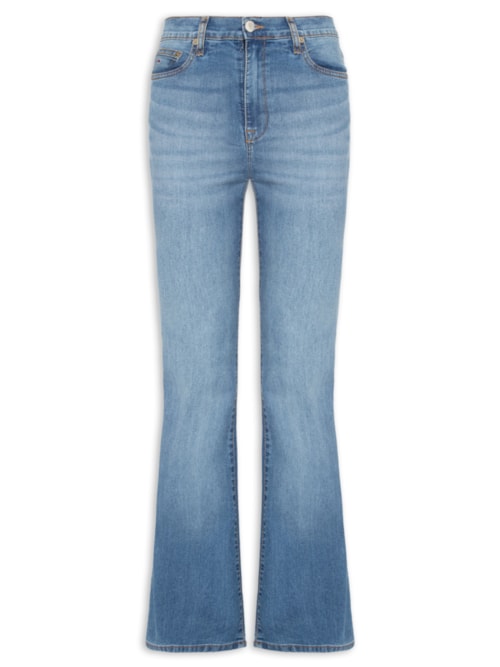 Calça Feminina Jeans Sylvia High - Azul