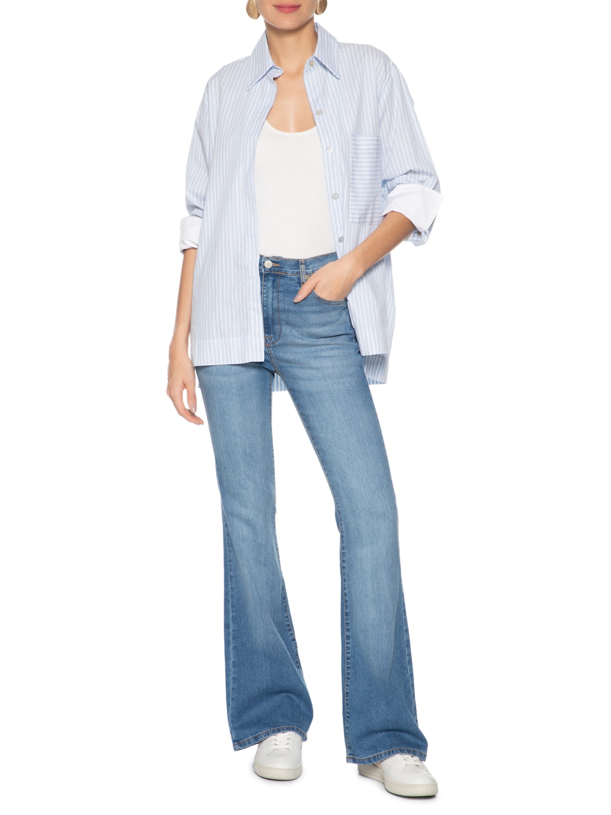 Calça Feminina Jeans Sylvia High Azul Tommy Jeans