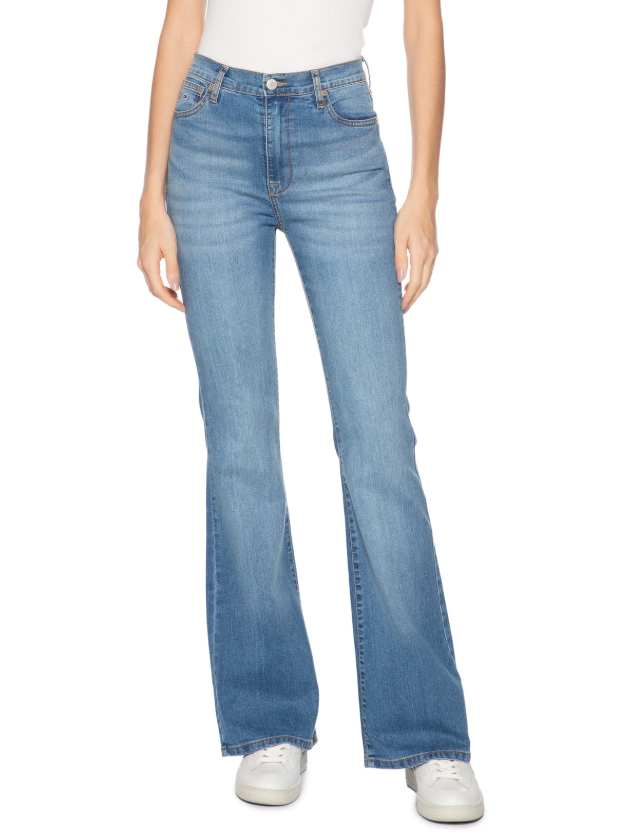 Calça Feminina Jeans Sylvia High Azul Tommy Jeans