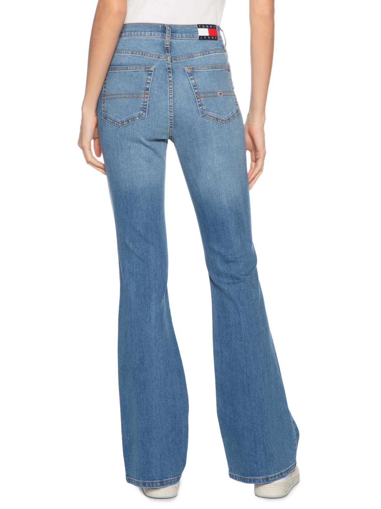 Calça Feminina Jeans Sylvia High Azul Tommy Jeans