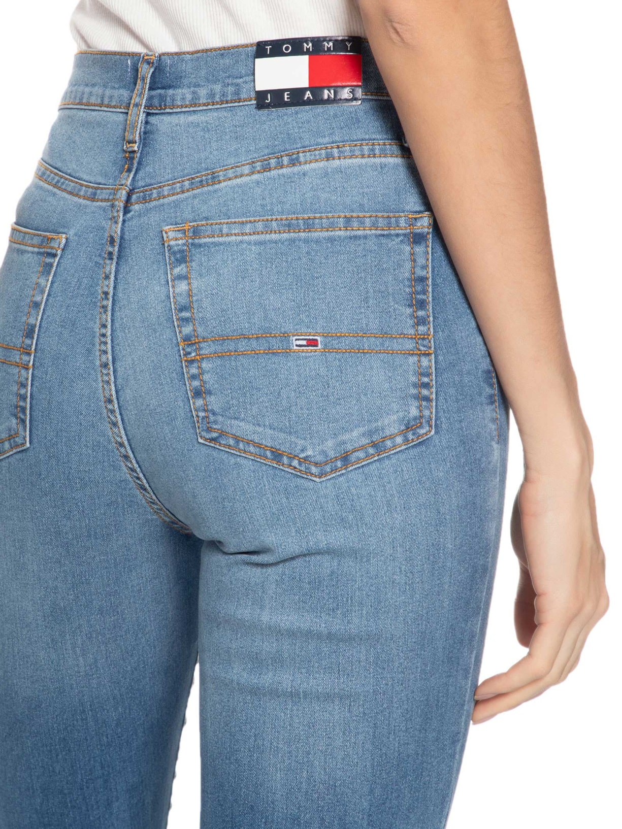 Calça Feminina Jeans Sylvia High Azul Tommy Jeans