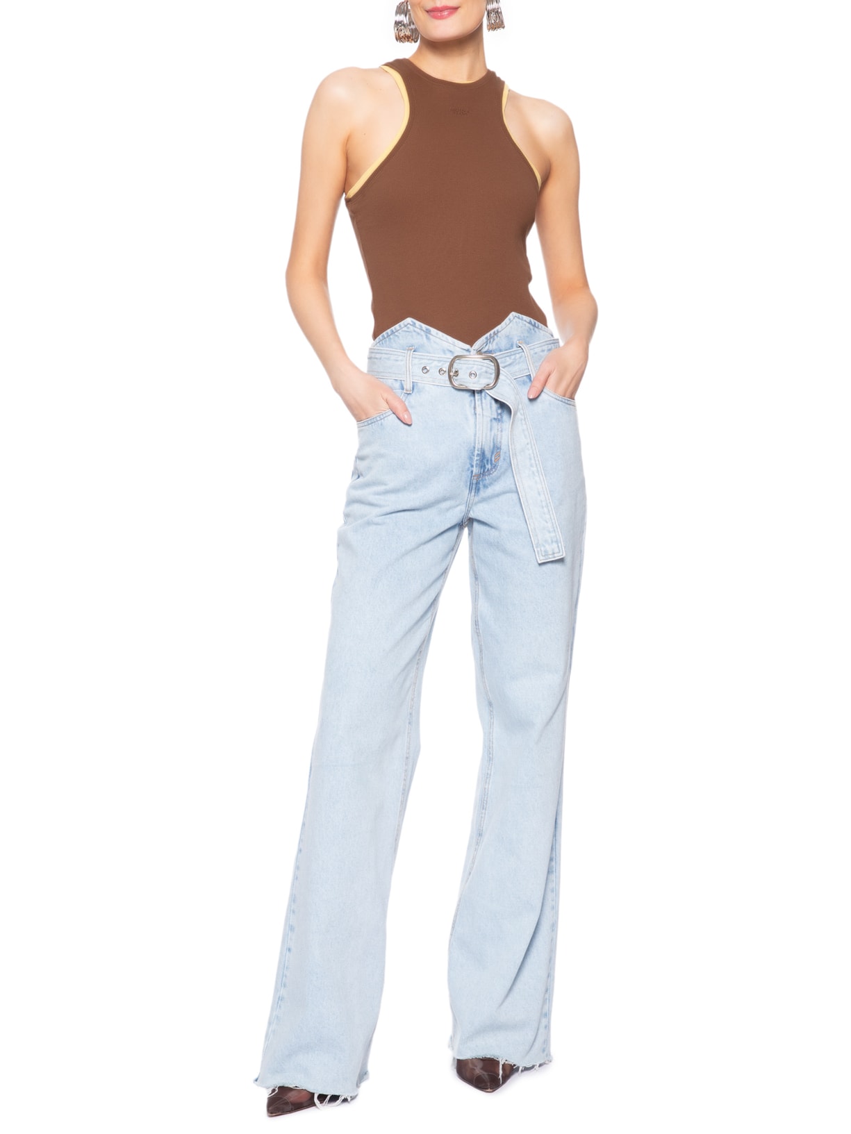 Calça Feminina Jeans Taina – Azul Nk