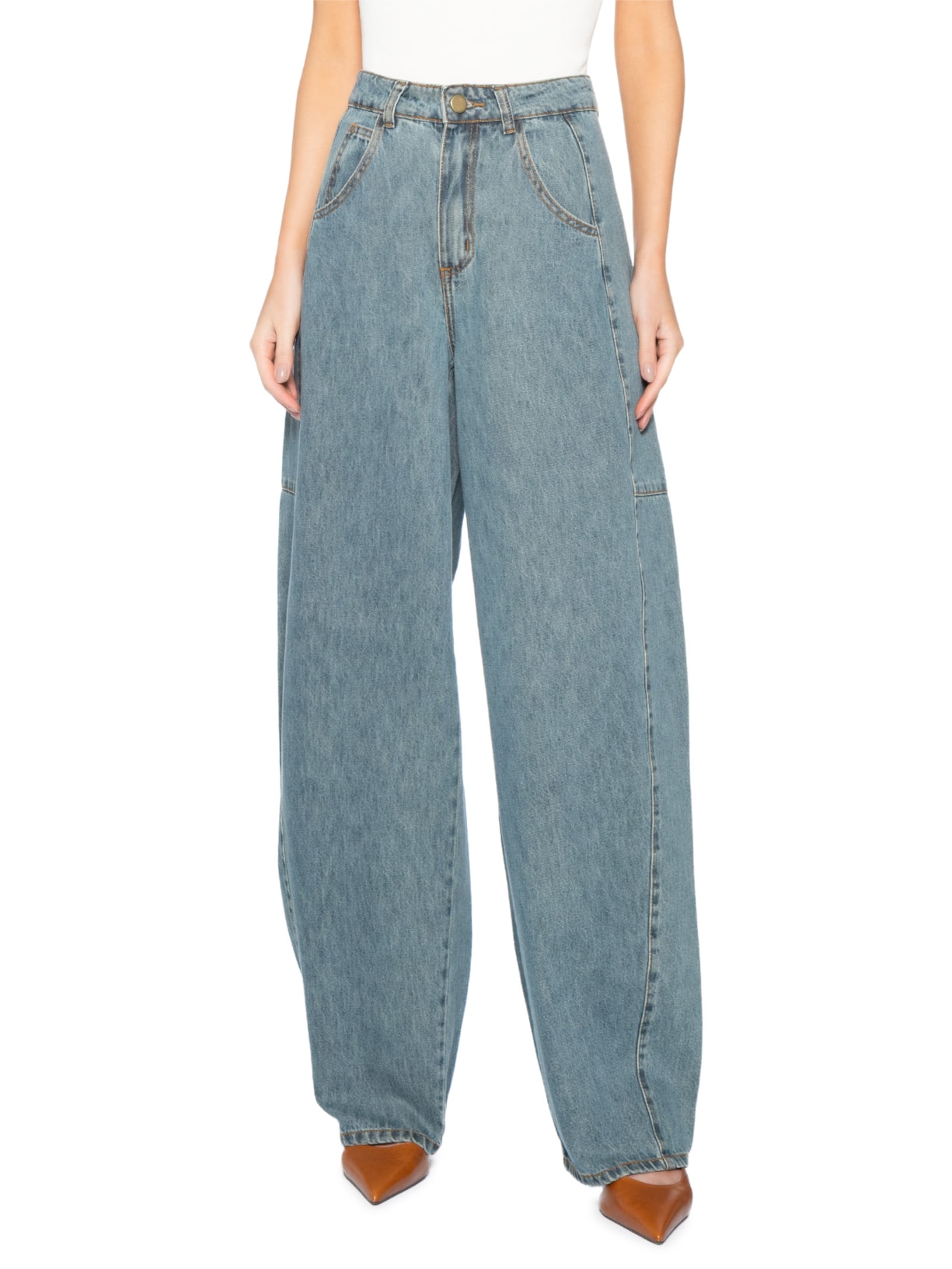 Calça Feminina Jeans Talon Azul Framed