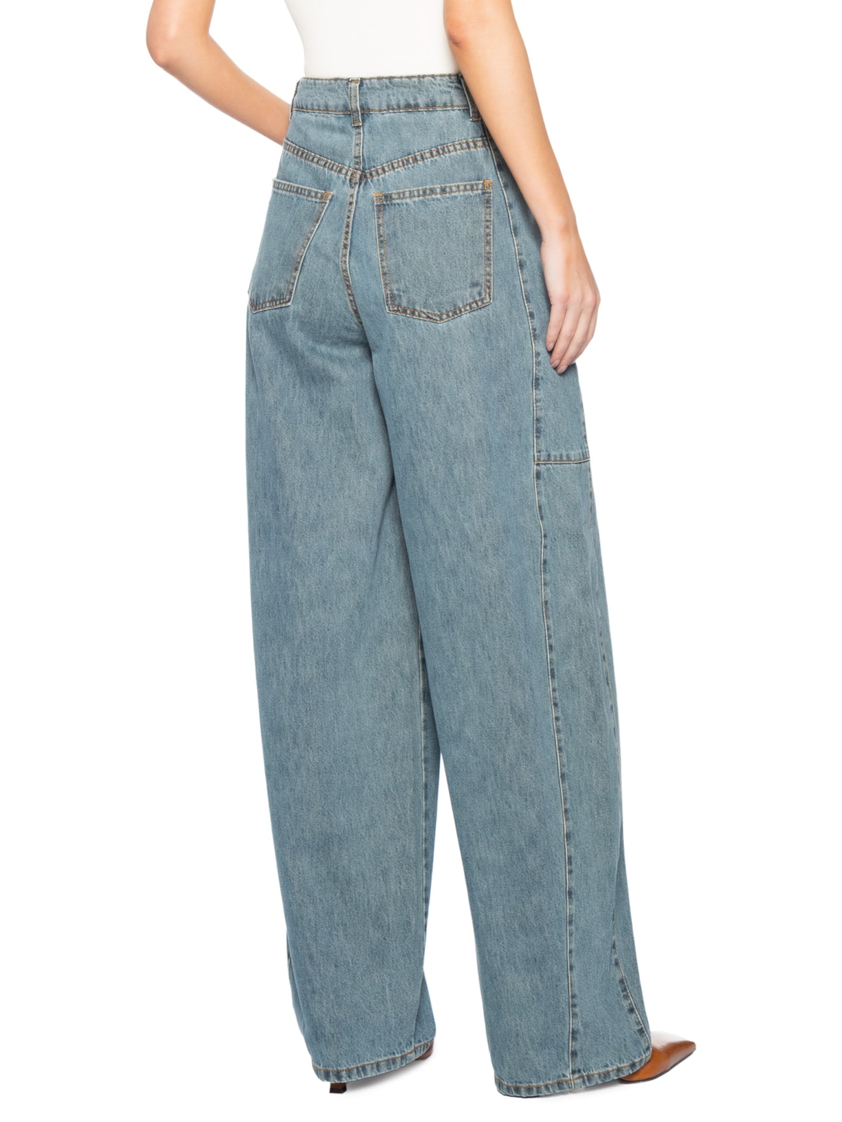 Calça Feminina Jeans Talon Azul Framed