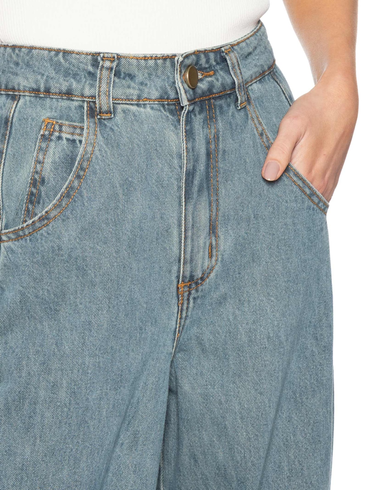 Calça Feminina Jeans Talon Azul Framed