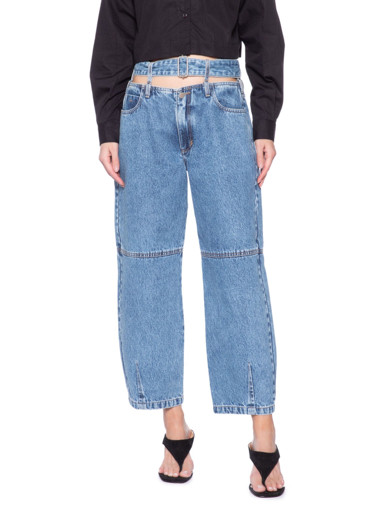 Calça Feminina Jeans Tessa Azul Nk