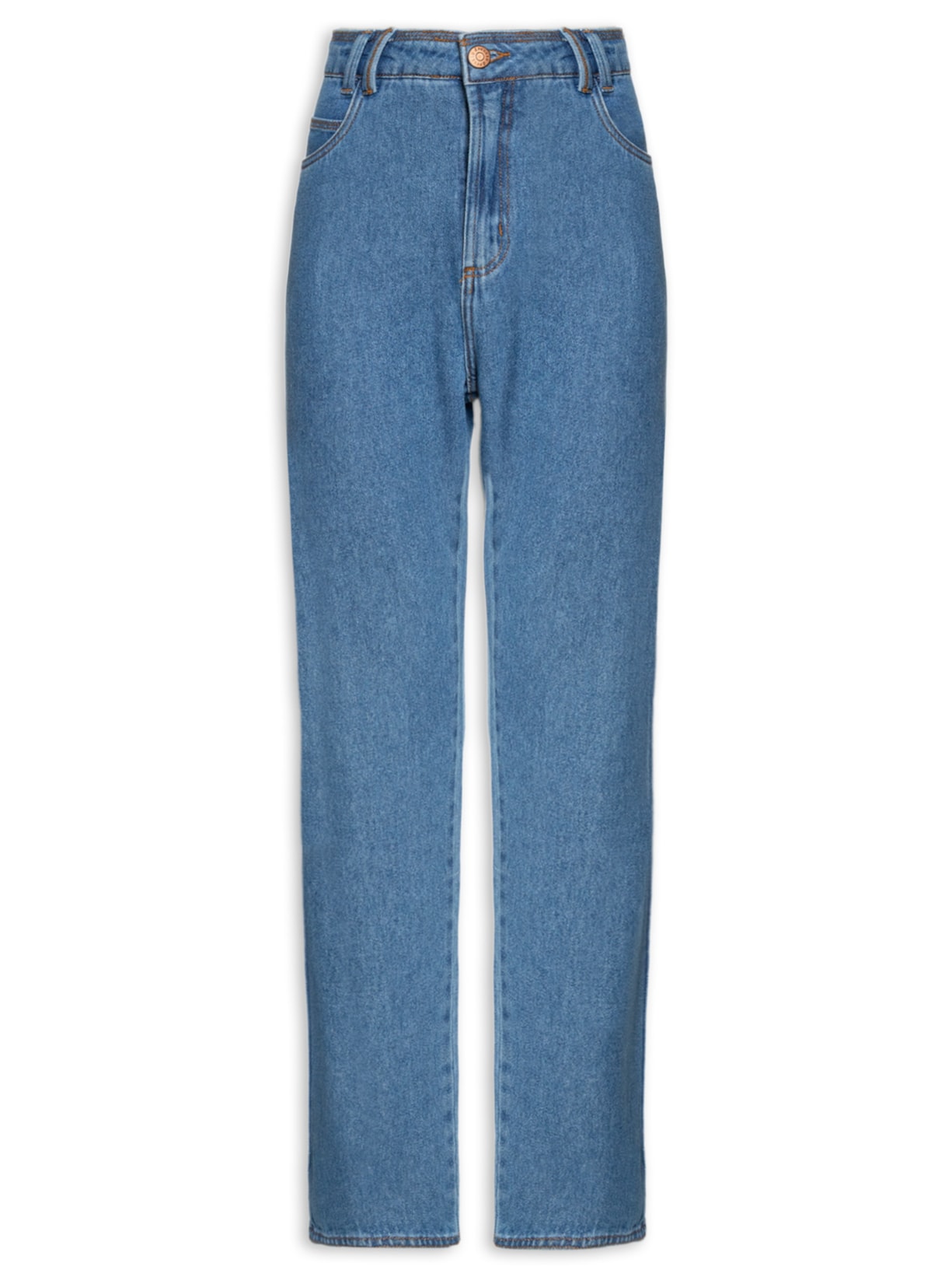 Calça Feminina Jeans Vintage - Azul