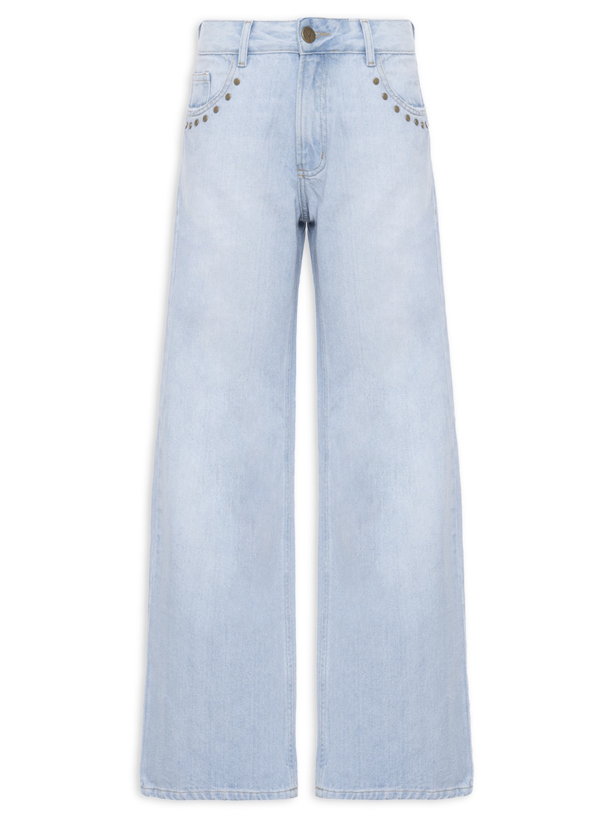 Calça Feminina Jeans Vintage - Azul