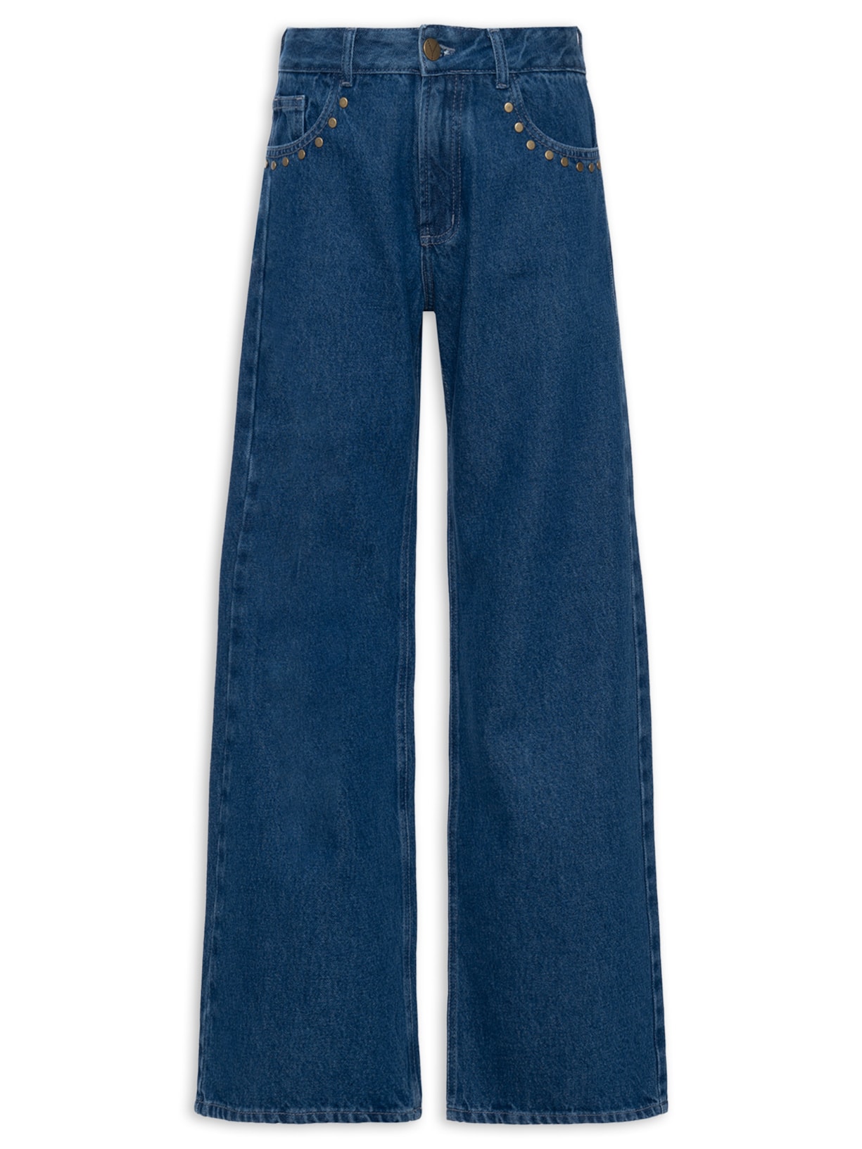 Calça Feminina Jeans Vintage Azul Triya