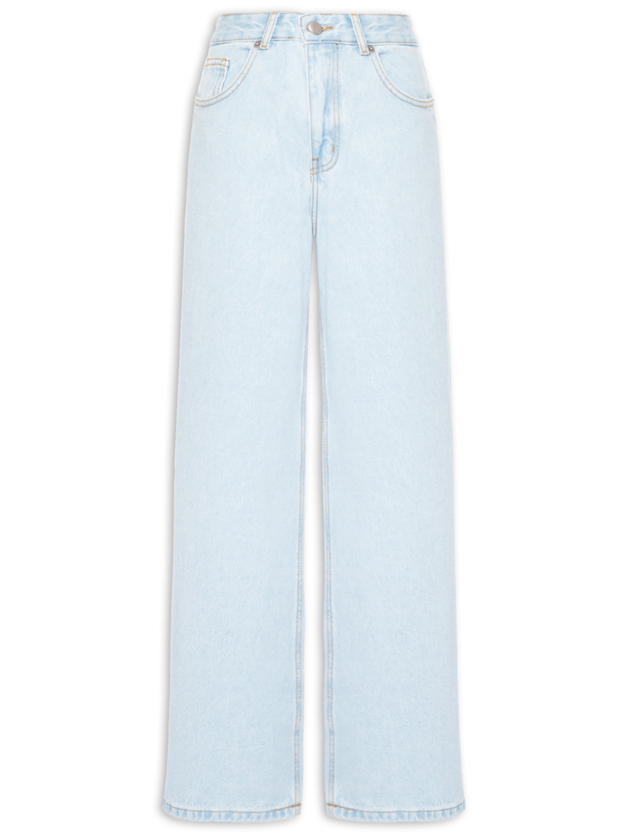 Calça Feminina Jeans Wide Faver – Azul Farm