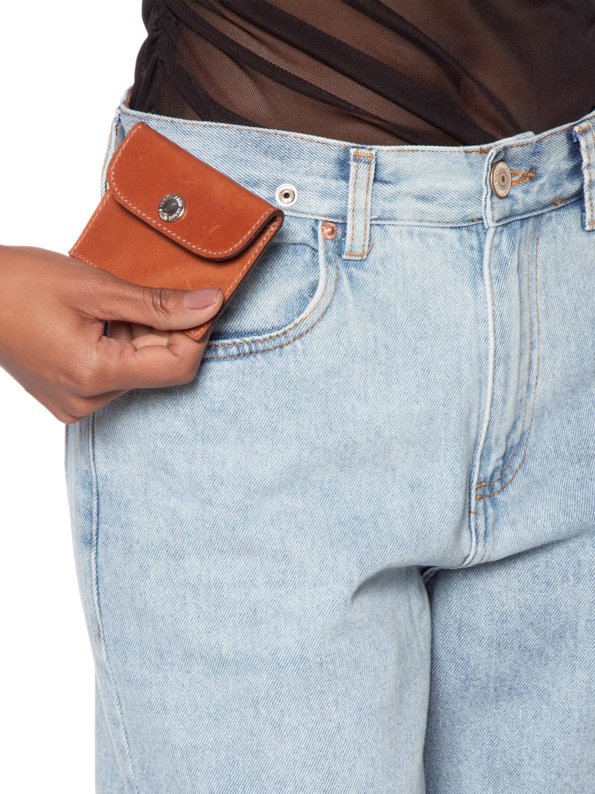 Calça Feminina Jeans Wide Leg Azul Animale Jeans