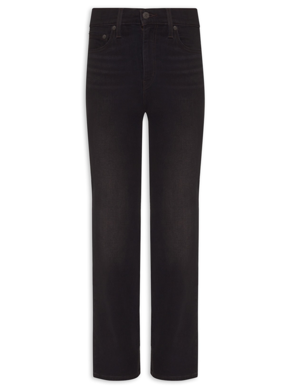 Calça Feminina Jeans ® 723 High Rise Straight Preto Levi's