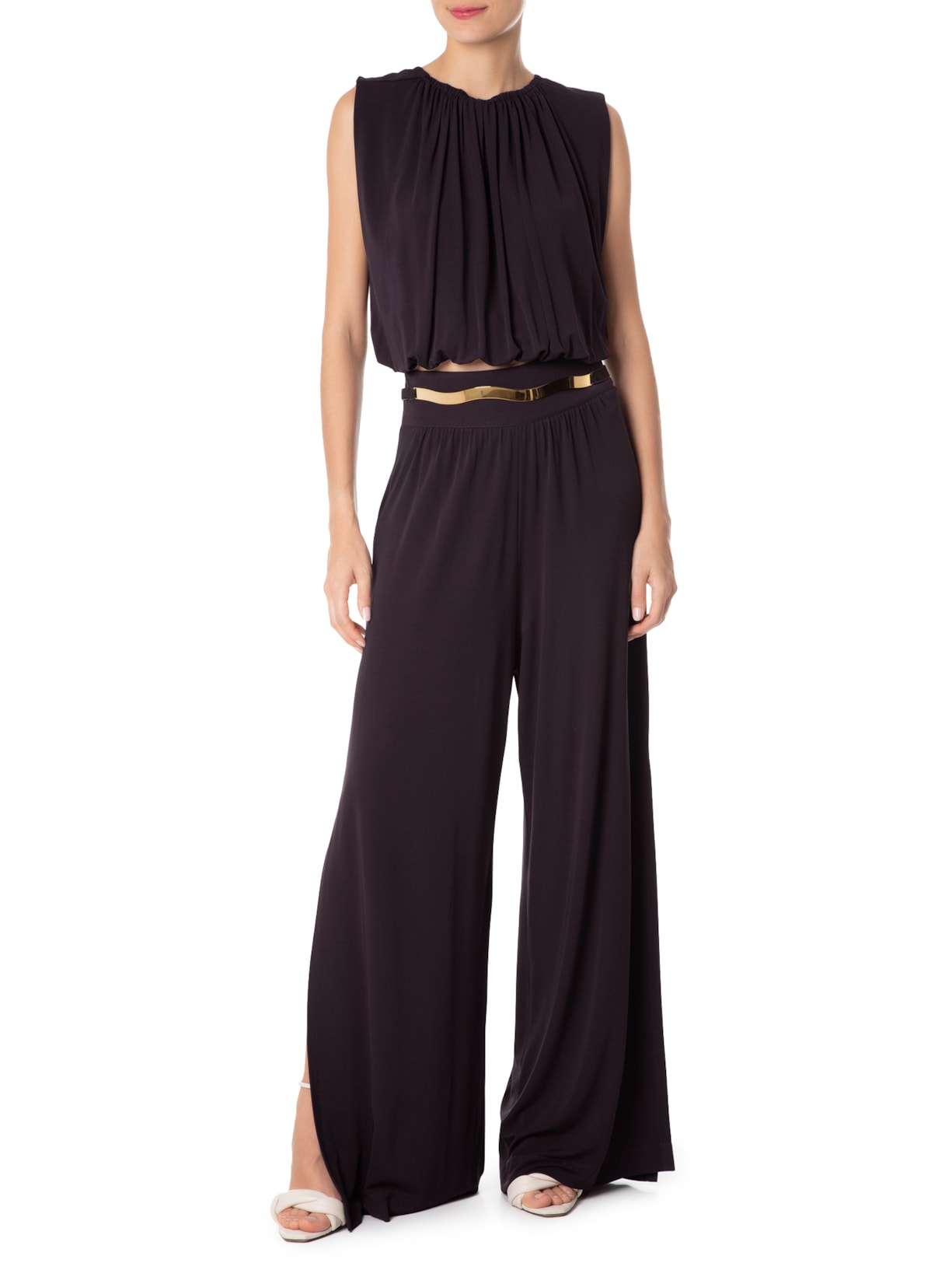 Calça Feminina Jersey Ameixa Roxo Animale