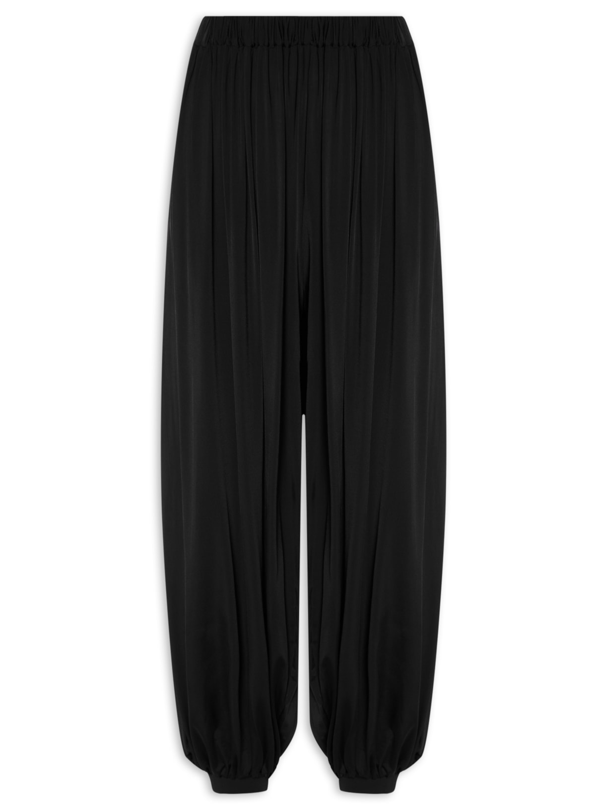 Calça Feminina Jersey Baloon Preto Andrea Marques