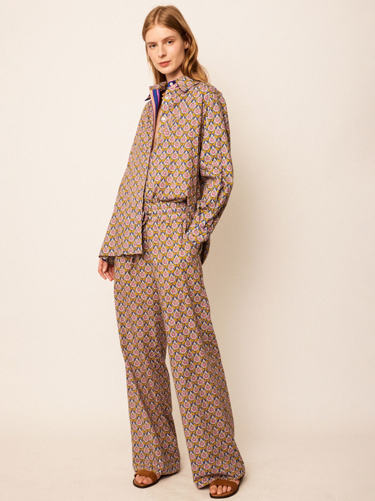 Calça Feminina Jodhpur Azul Mixed