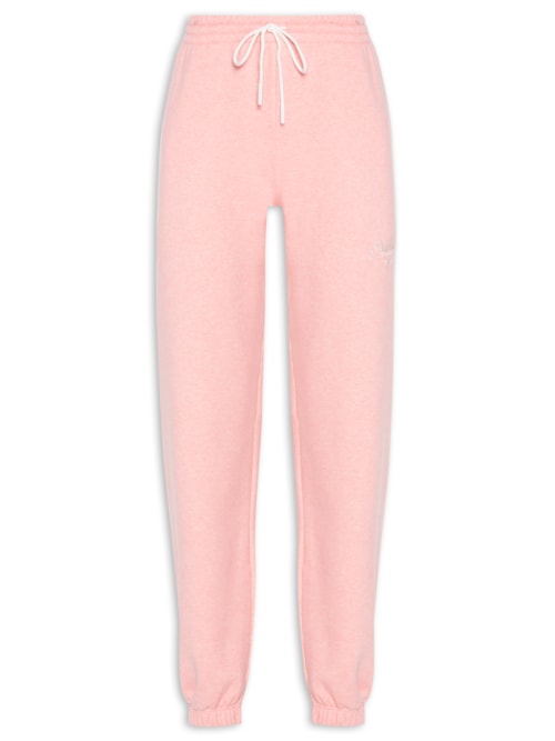 Calça Feminina Jogger Fleece - Rosa