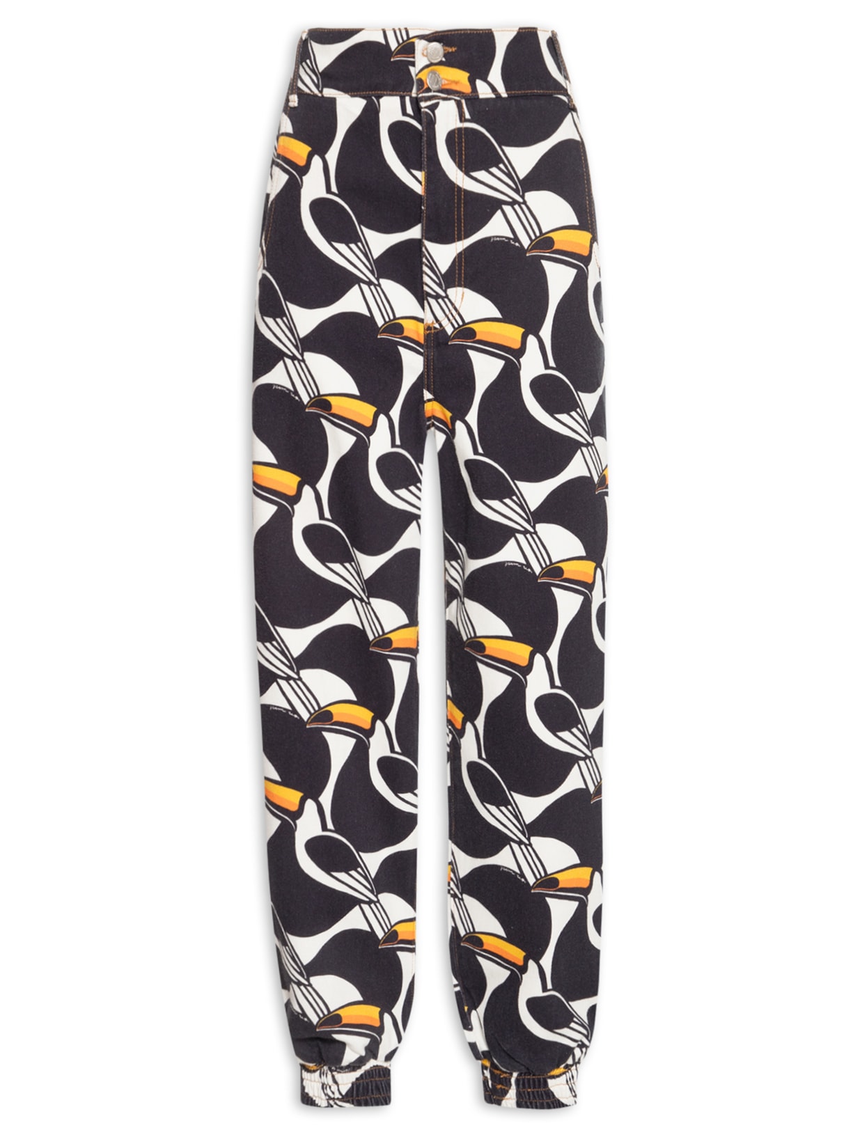 Calça Feminina Jogger Sarja Copatucano - Preto