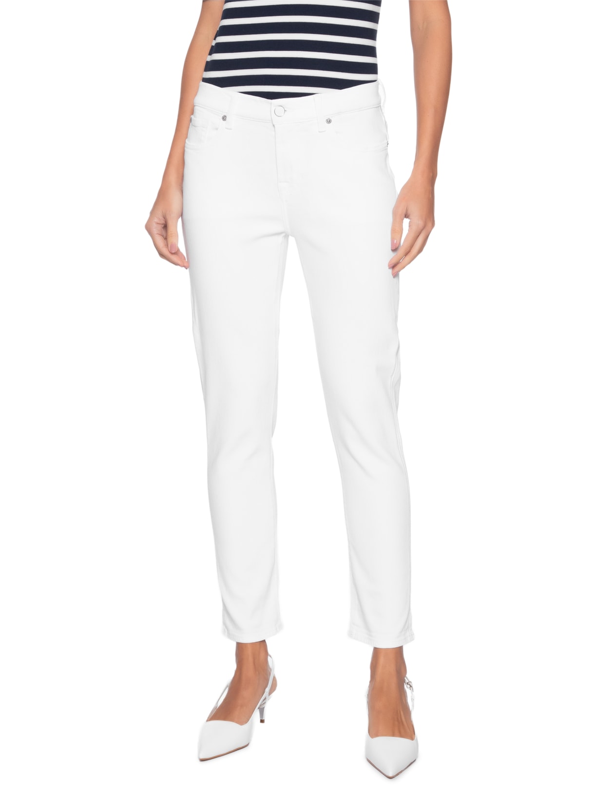 Calça Feminina Josefina Soleil Branco 7 For All Mankind