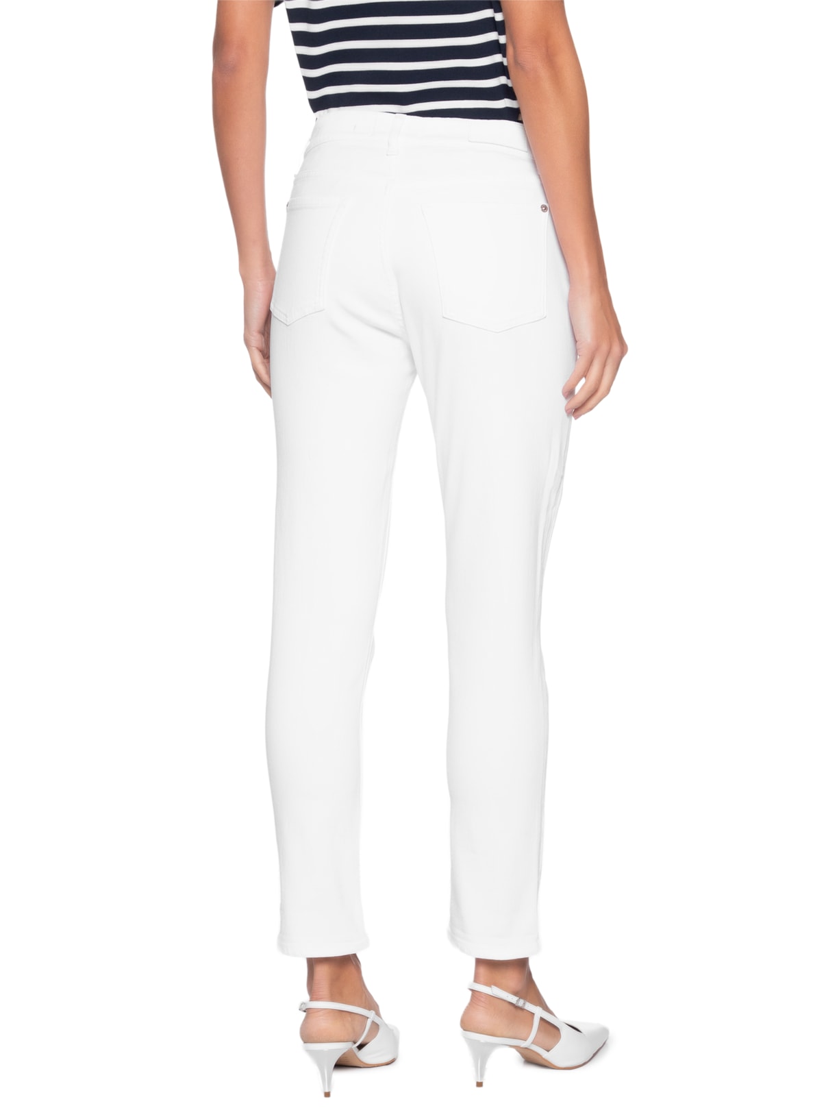 Calça Feminina Josefina Soleil Branco 7 For All Mankind