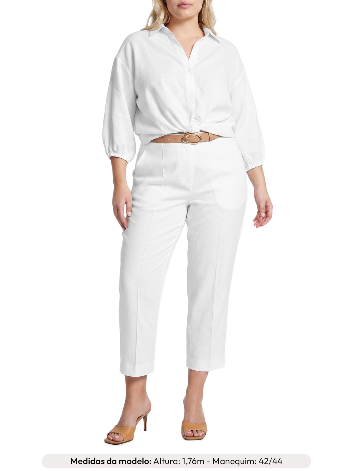 Calça Feminina Joyce Branco Le Lis