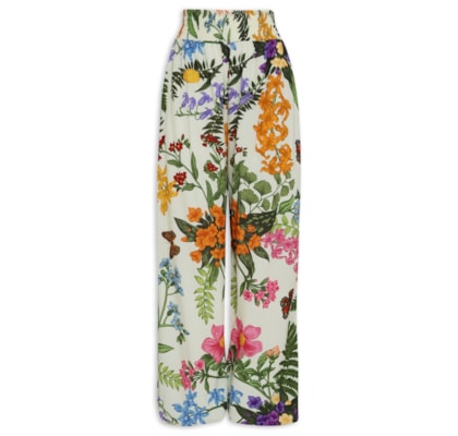 Calça Feminina Kali Mix Botanic - Branco