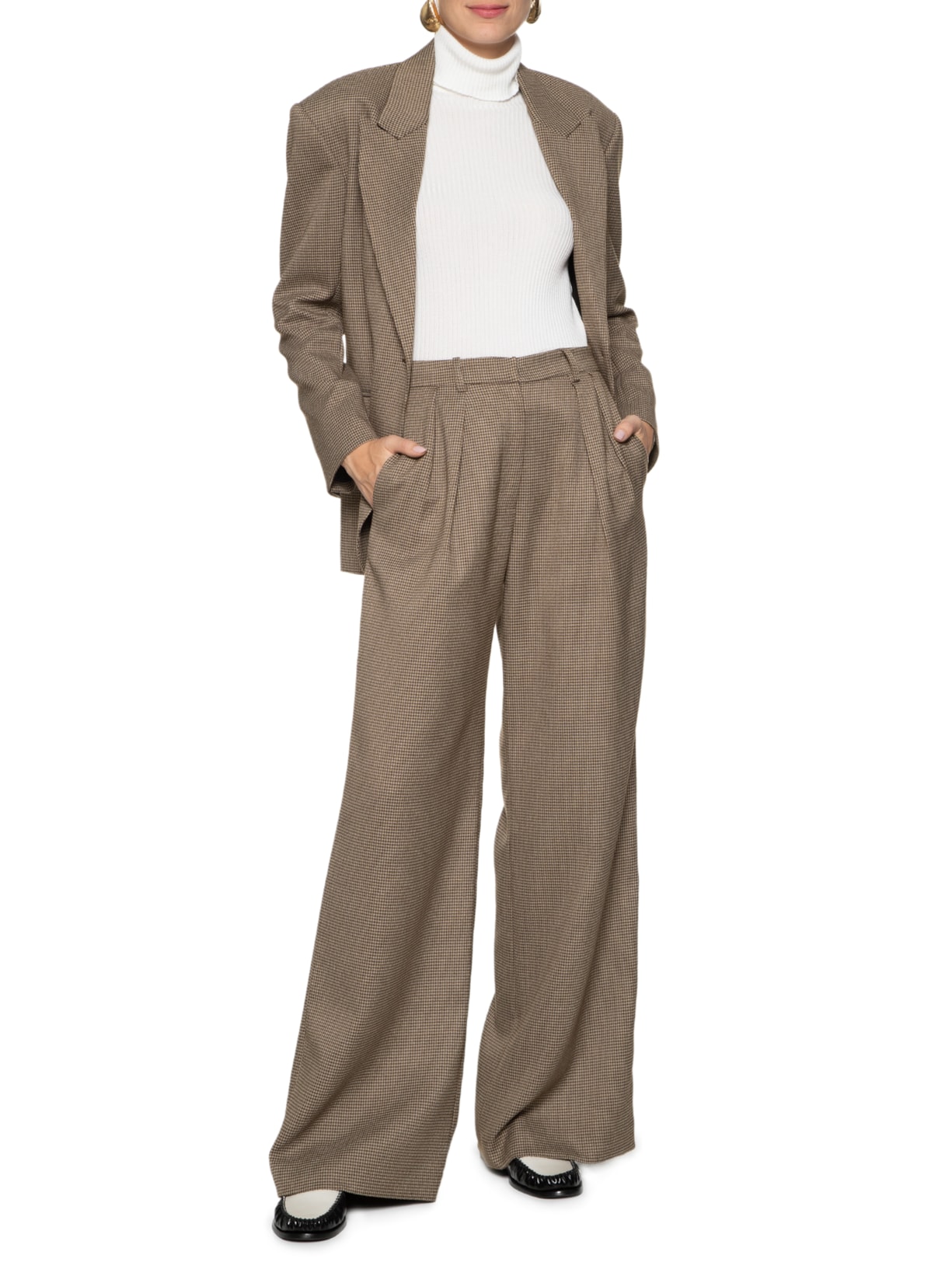 Calça Feminina Kate Marrom Carol Bassi + Maria Rudge