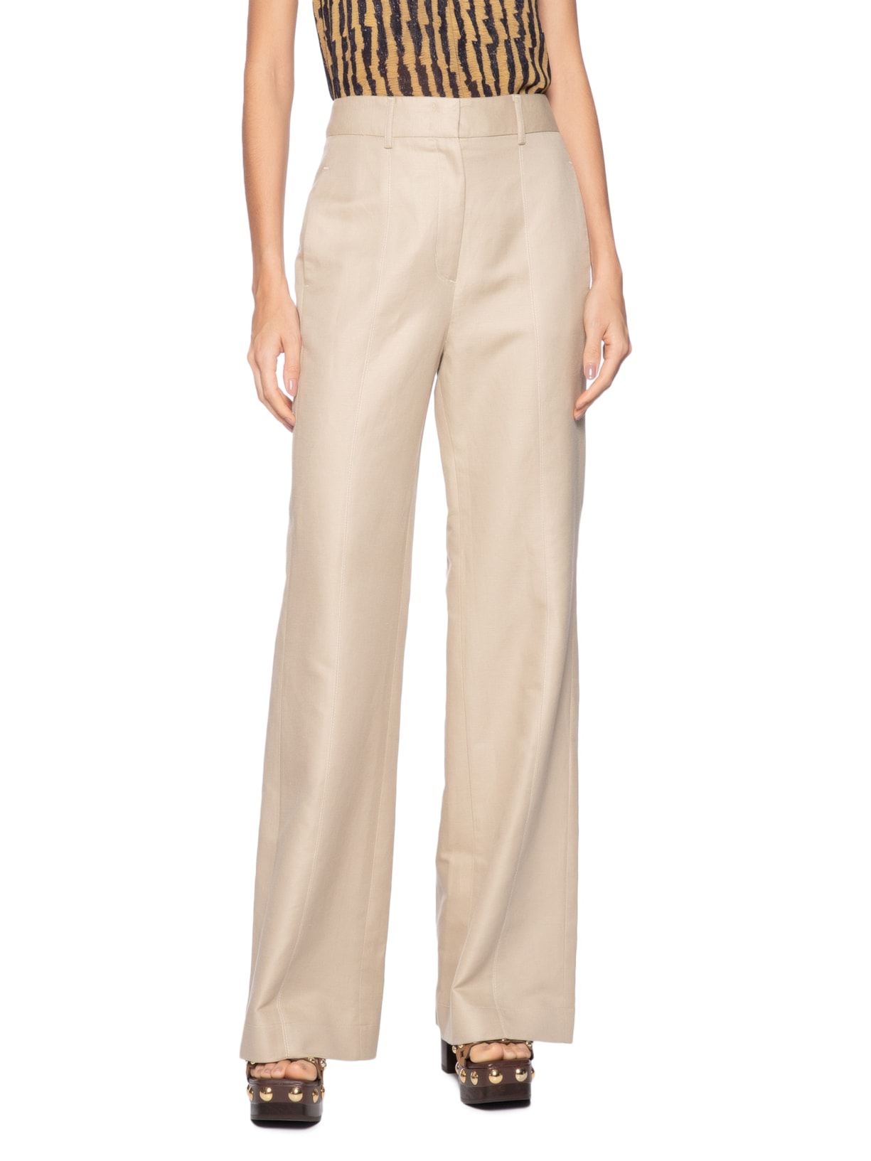 Calça Feminina Khaki Bege Animale