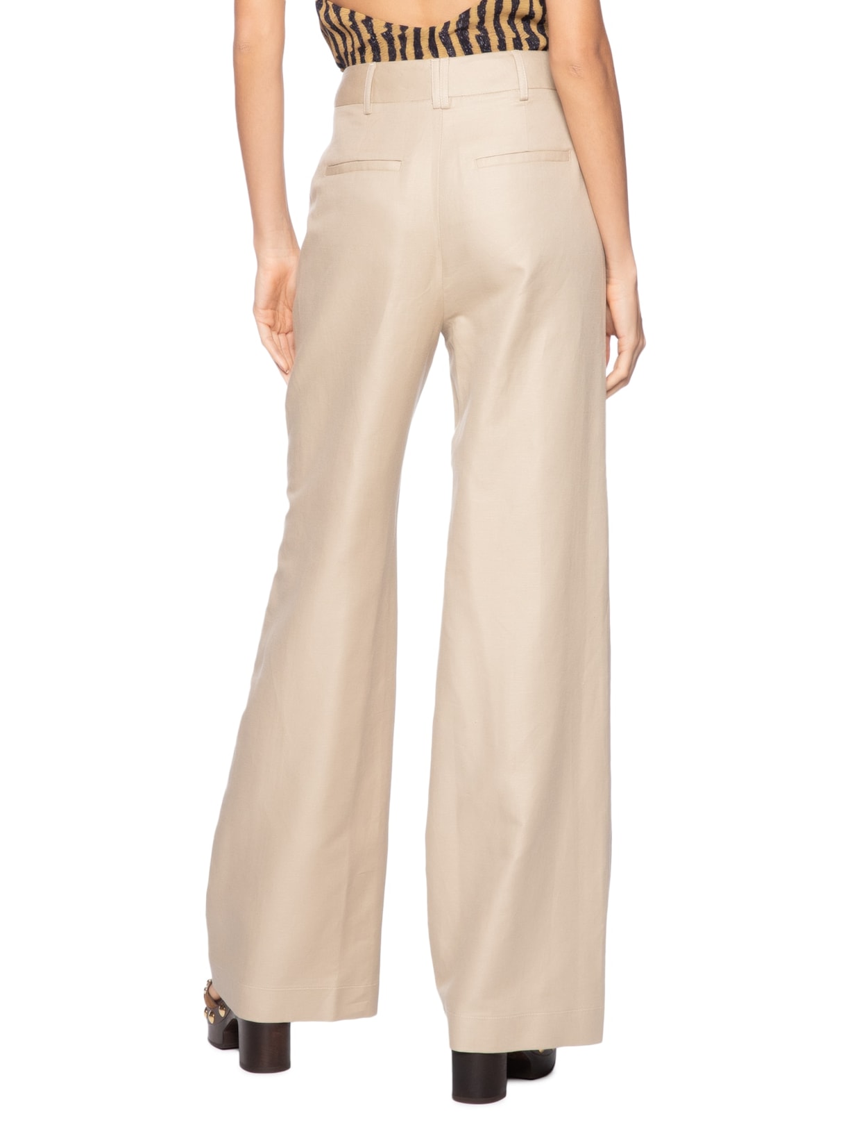Calça Feminina Khaki Bege Animale