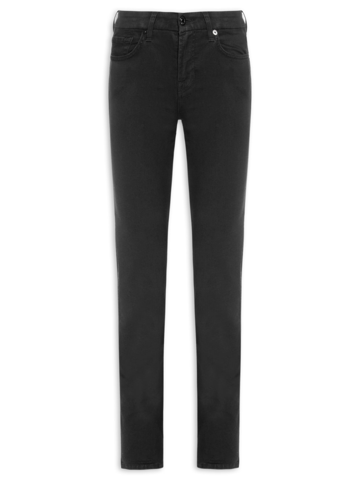 Calça Feminina Kimmie Straight Rinsed - Preto