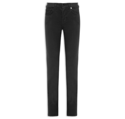 Calça Feminina Kimmie Straight Rinsed - Preto