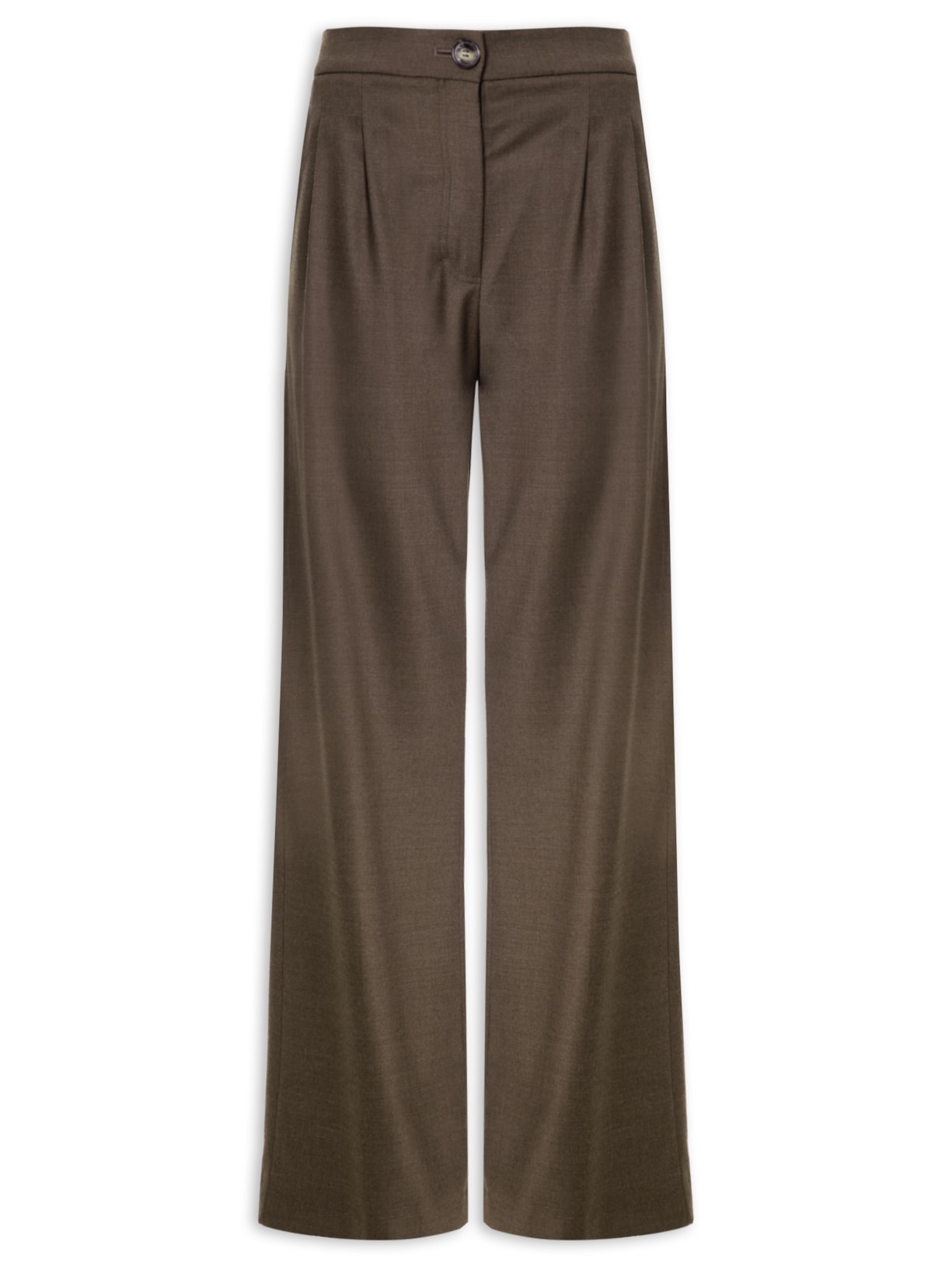 Calça Feminina Lã Camurça Lea - Marrom