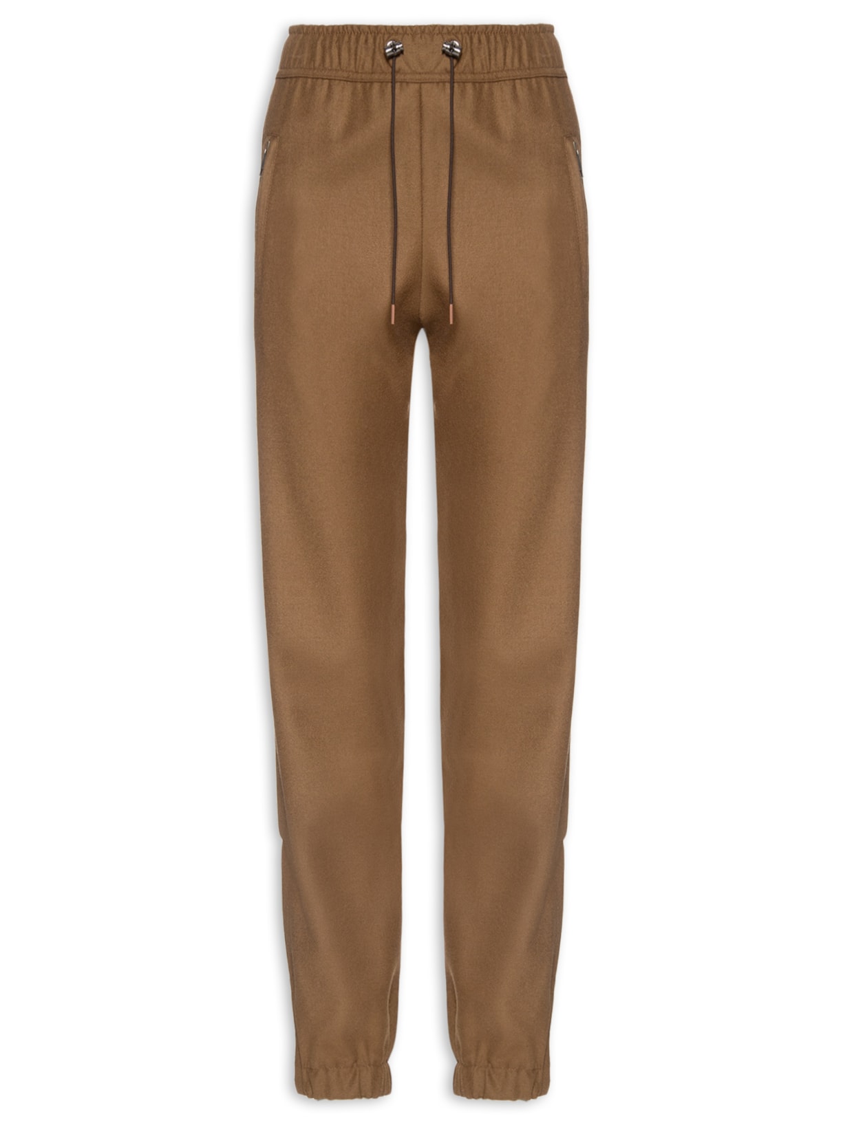 Calça Feminina Lã Layuri Marrom Andrea Bogosian