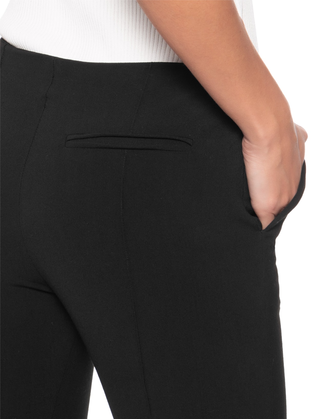 Calça Feminina Lã Line Preto Andrea Bogosian