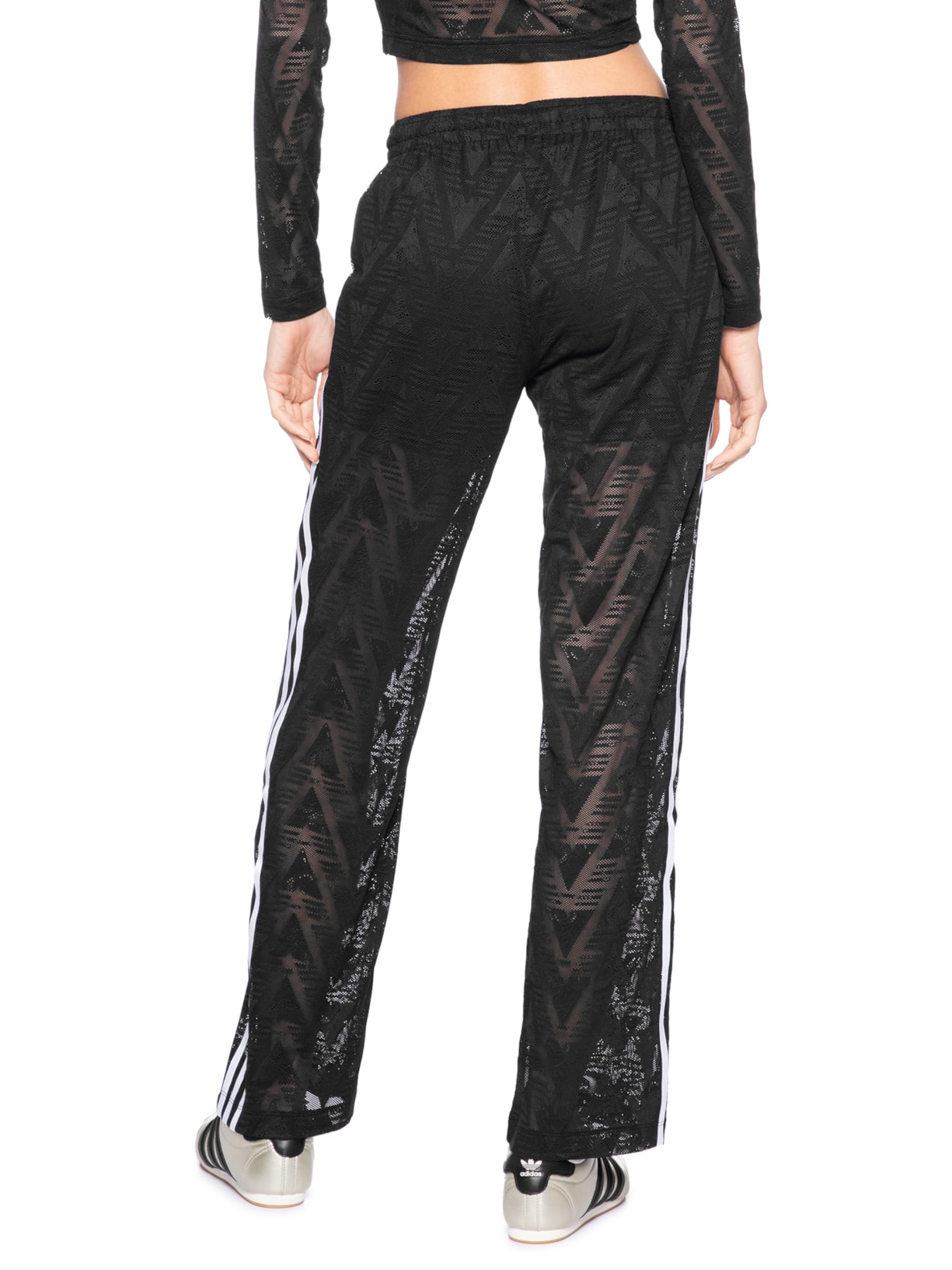 Calça Feminina Lace Firebird TP Preto Adidas Originals
