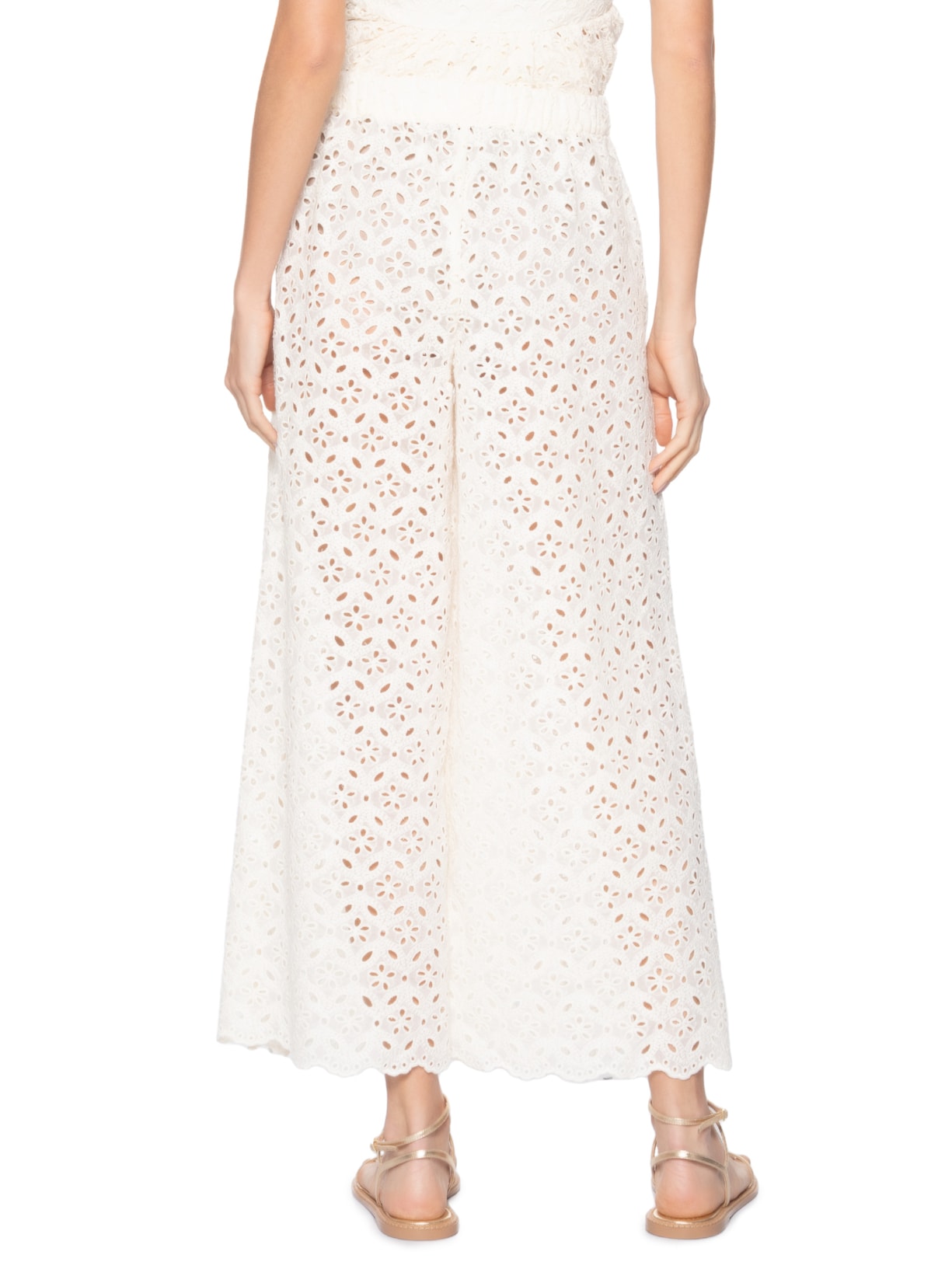 Calça Feminina Laise Branco Lenny Niemeyer