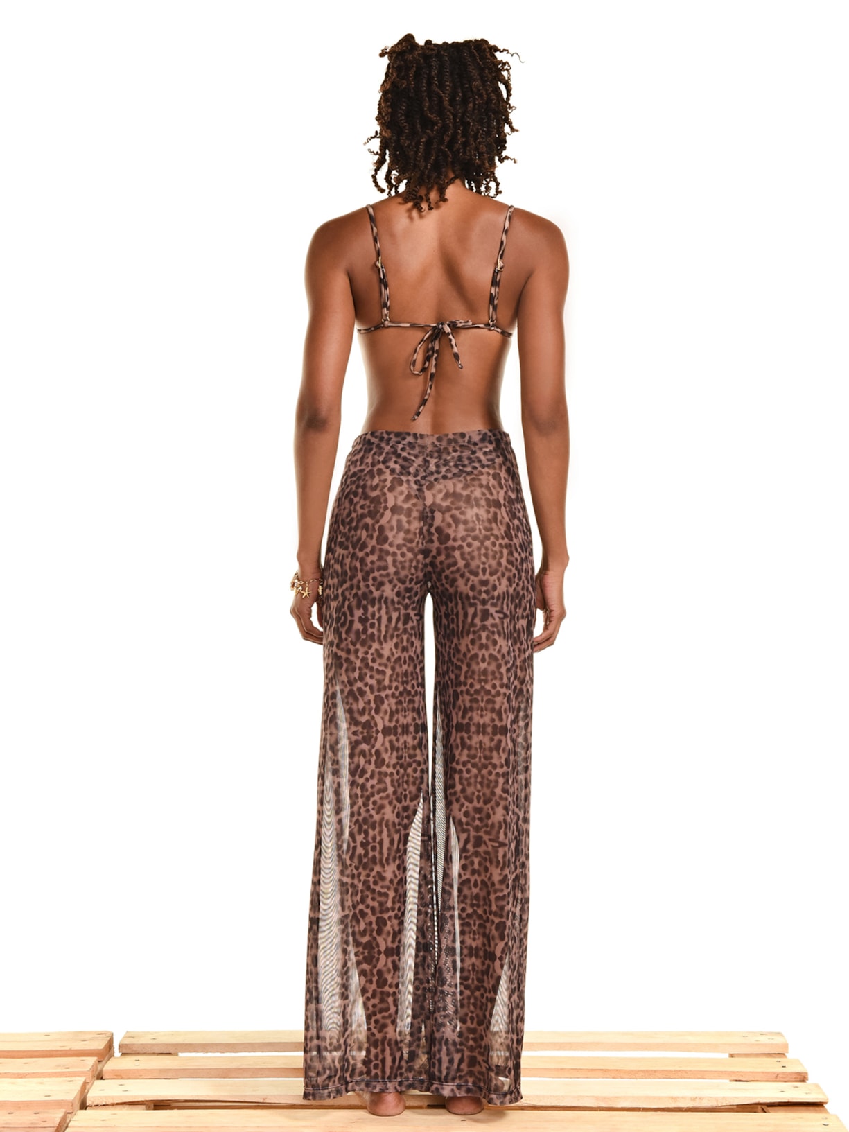 Calça Feminina Lana Animal Print Triya